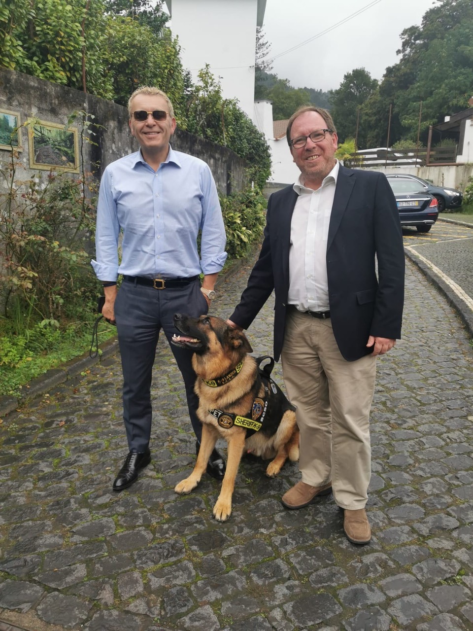 César DePaço e José Pacheco, deputado do Chega | César DePaço