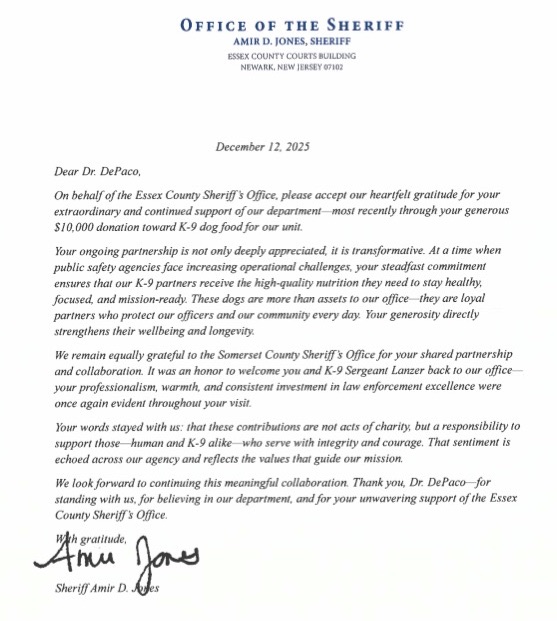 Carta de Agradecimento