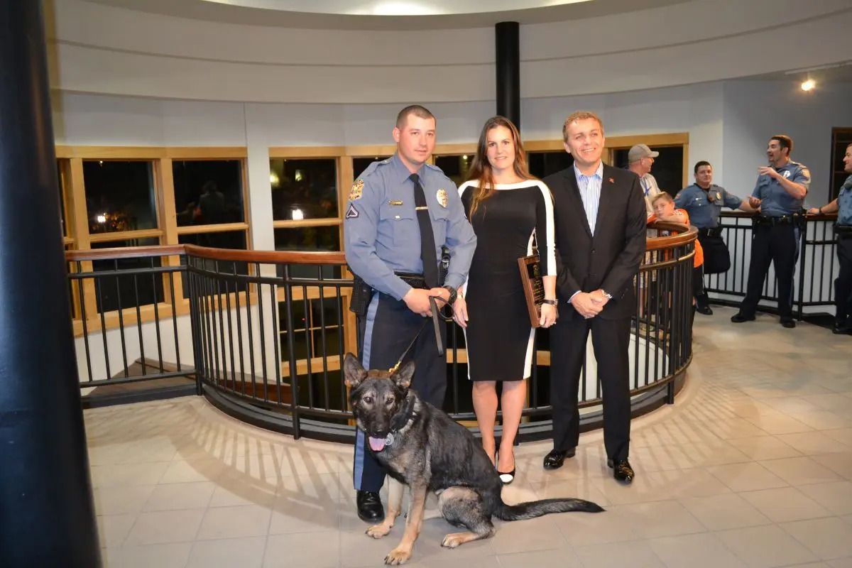 Hazlet Swears In Newest Police Officer: K-9 Bane César DePaço