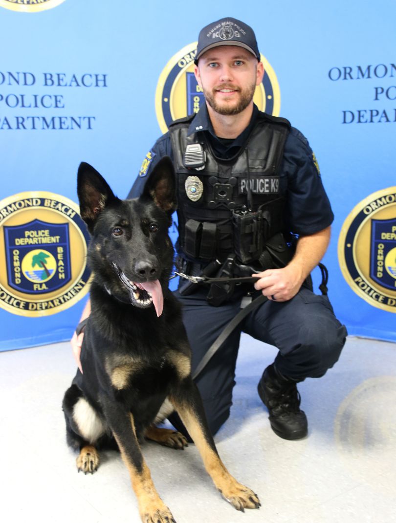Ormond Beach Police receive donation for new K-9