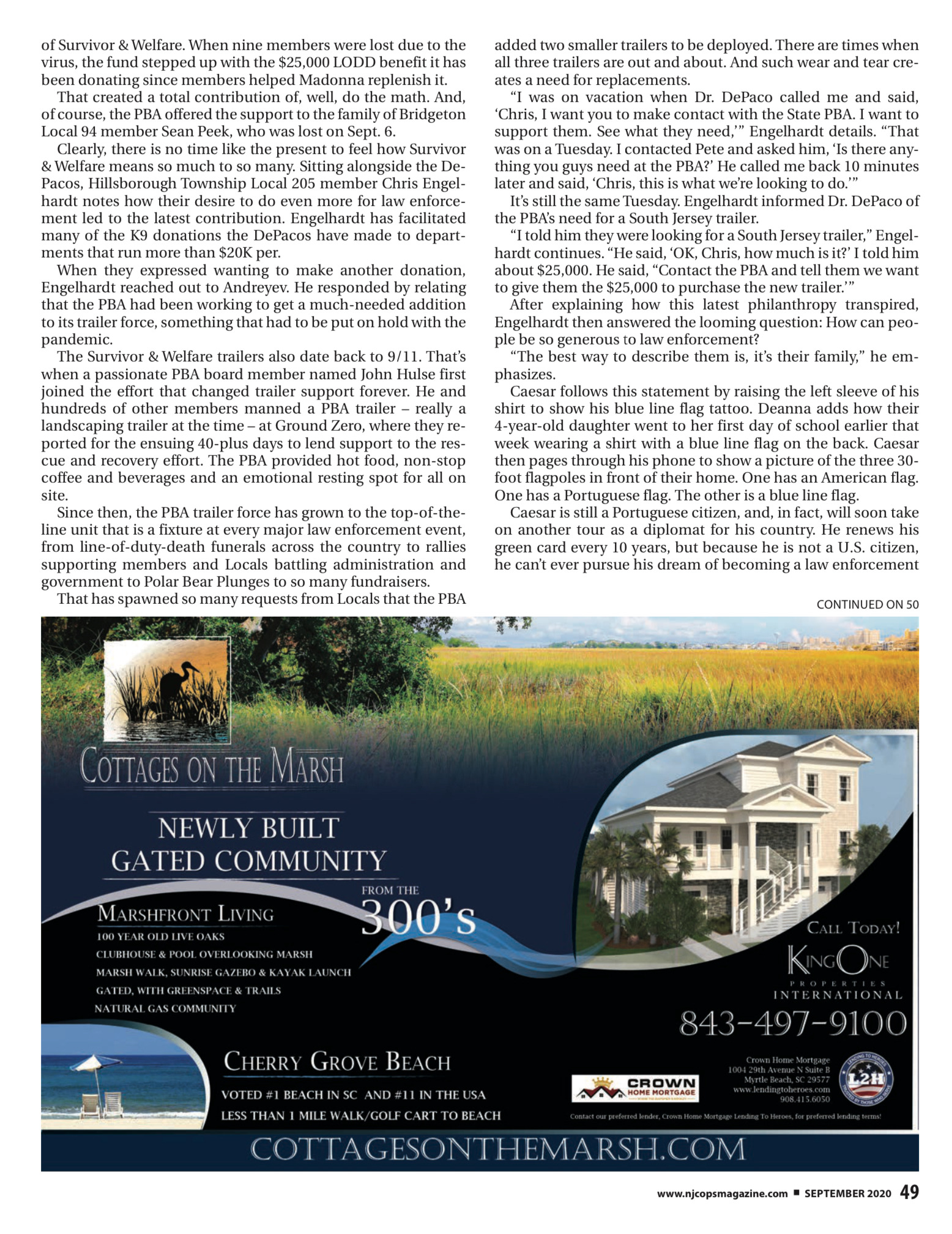 Just for Fund – New Jersey Cops – September 2020