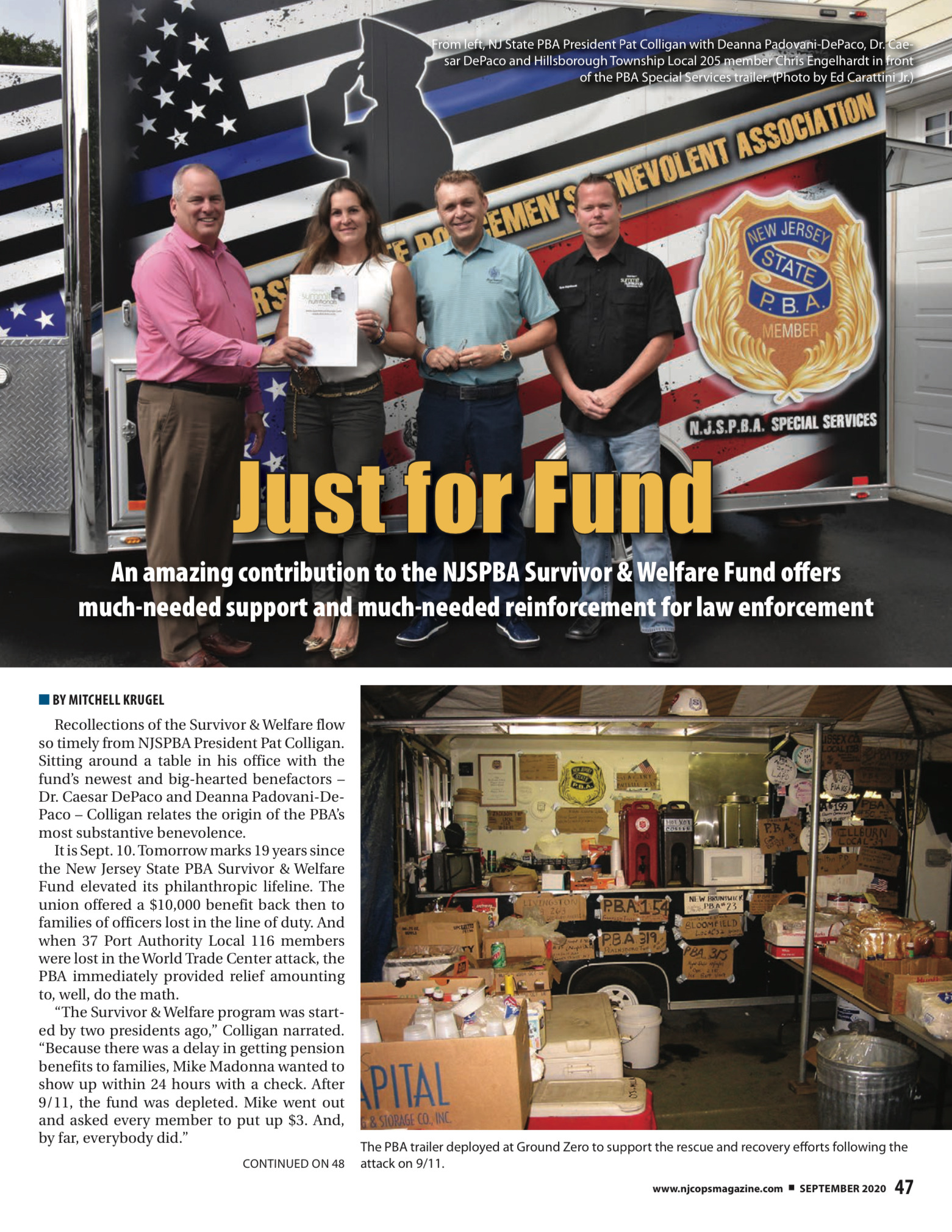 Just for Fund – New Jersey Cops – September 2020 